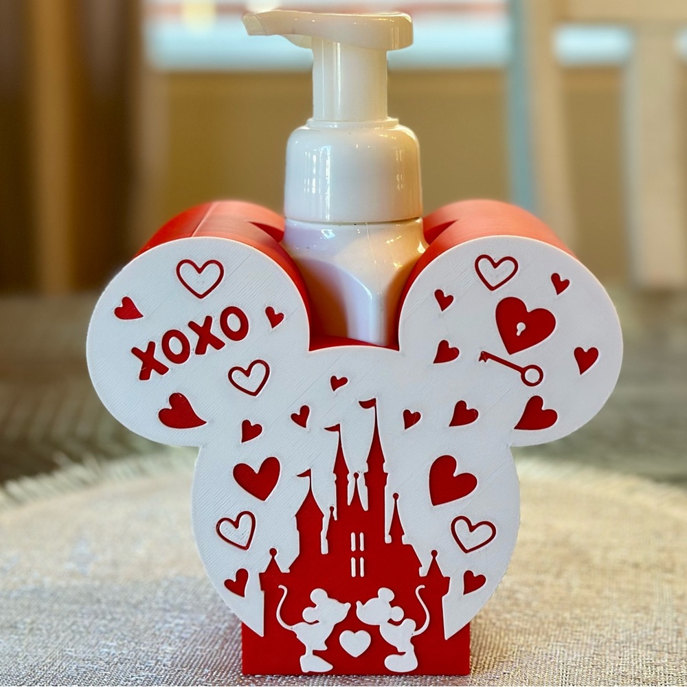 Disney Mickey Minnie Mouse Castle Soap Holder for Bath and Body Works Bottles
